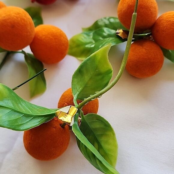 Vintage 70's Felted Fruit Decorating Picks - Picture 10 of 11